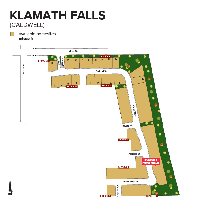 Klamath Falls Plat Map